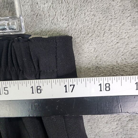 Woman Black Cato A-Line Skirt Elastic Waistband Zipper Closure Size 14/16W - Picture 11 of 12